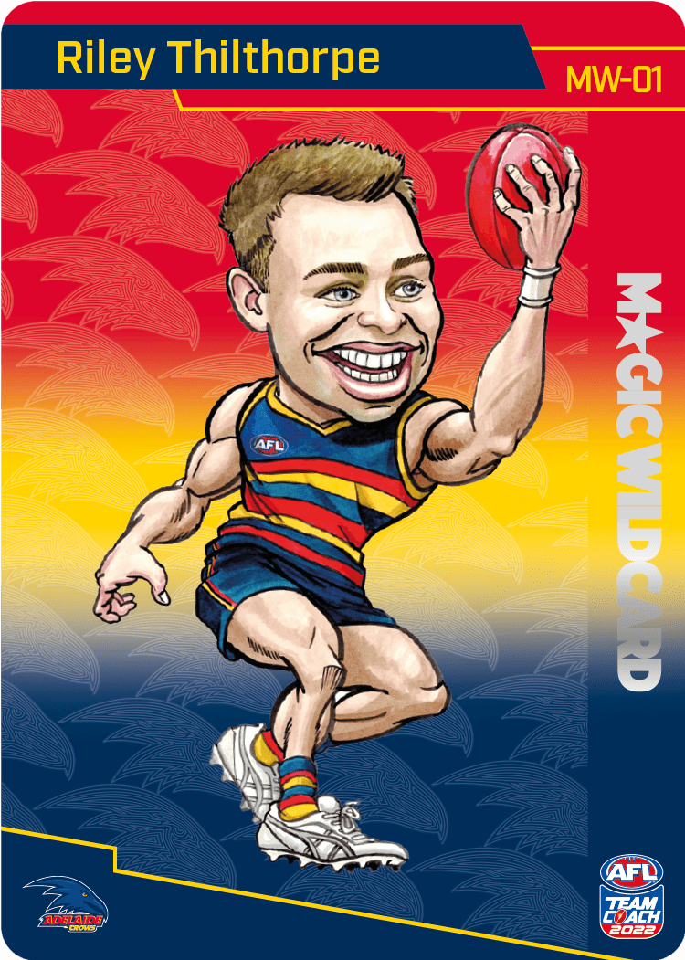 2022 AFL Teamcoach Magic Wildcards - Riley Thilthorpe MW-01