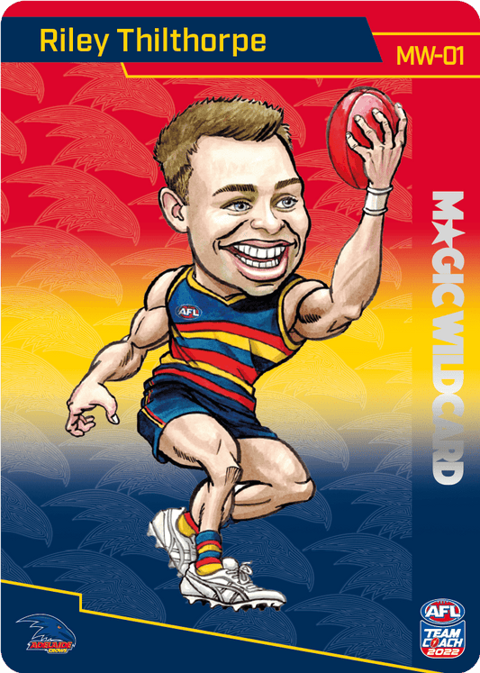 2022 AFL Teamcoach Magic Wildcards - Riley Thilthorpe MW-01