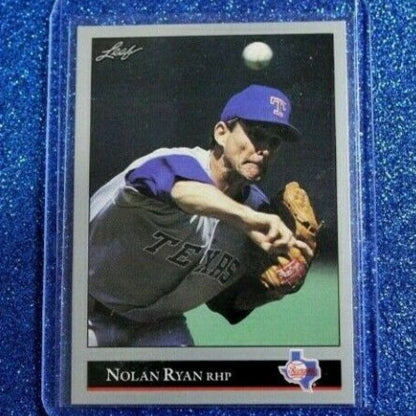 1992 LEAF NOLAN RYAN # 41 TEXAS RANGERS BASEBALL CARD