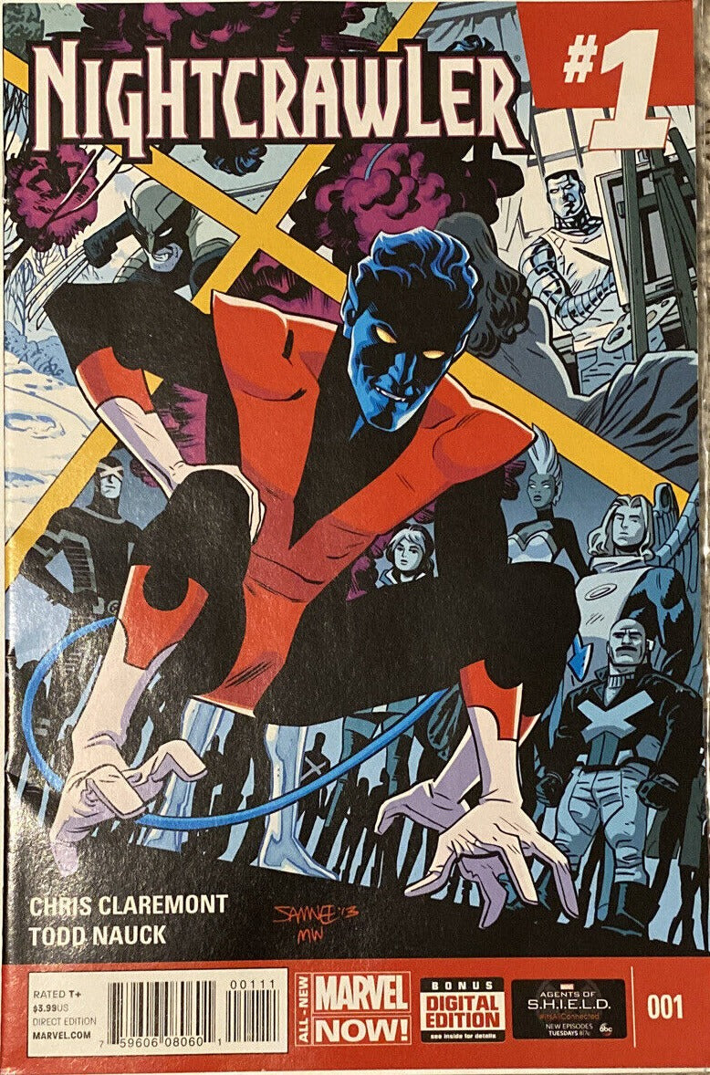 NIGHTCRAWLER # 1  VARIANT EDITION  COVER  HOMAGE  SPIDER-MAN # 1 COVER MARVEL COMIC BOOK 2014