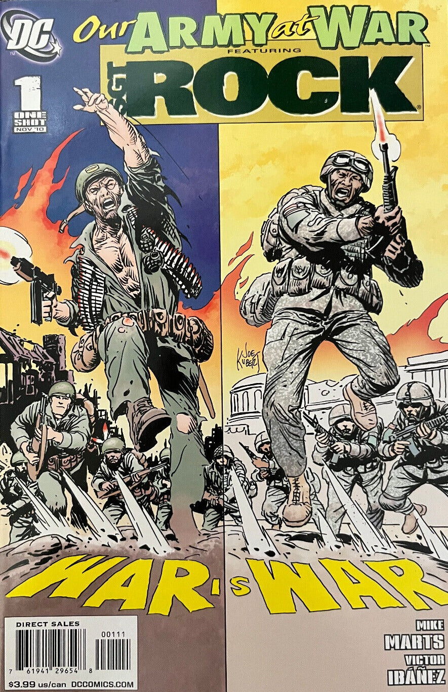 OUR ARMY AT WAR SGT. ROCK # 1 WAR IS WAS  DC COMIC BOOK 2010