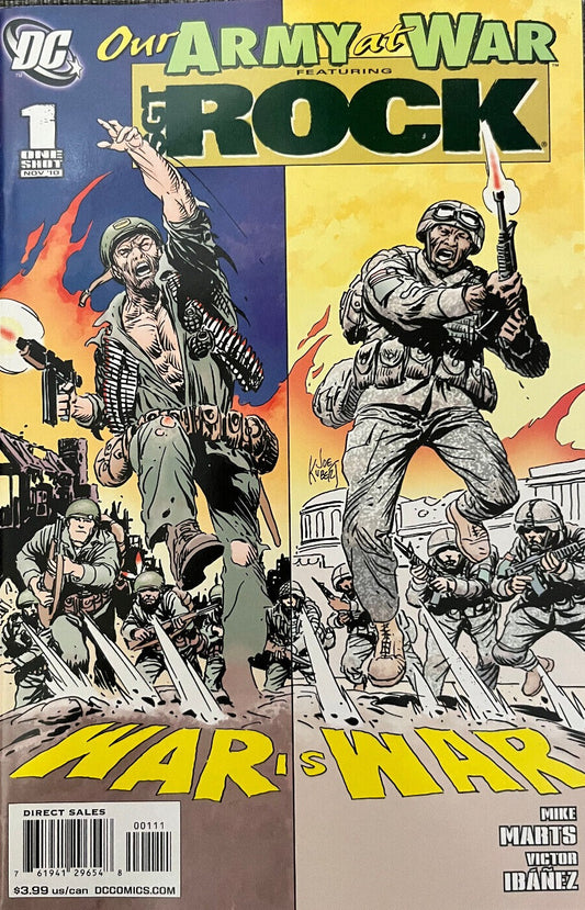 OUR ARMY AT WAR SGT. ROCK # 1 WAR IS WAS  DC COMIC BOOK 2010