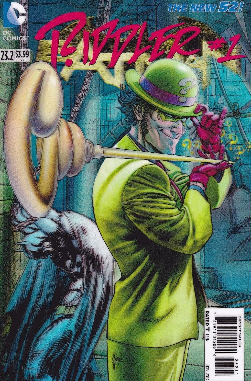 RIDDLER # 1 BATMAN  # 23.2 DC COMICS 3D LENTICULAR COVER VARIANT COMIC BOOK 2013