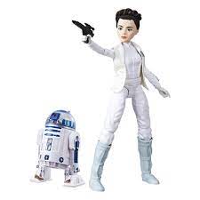 STAR WARS FORCES OF DESTINY PRINCESS LEIA ORGANA & R2-D2 ACTION FIGURE  DISNEY HASBRO 2016