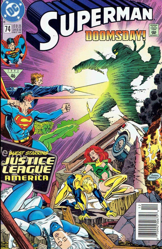 SUPERMAN  # 74 DOOMSDAY DC DIRECT EDITION COMIC BOOK 1992