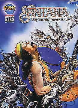 SANTANA # 1  ROCK-IT COMICS MALIBU MAGAZINE SIZE  COMIC BOOK 1994