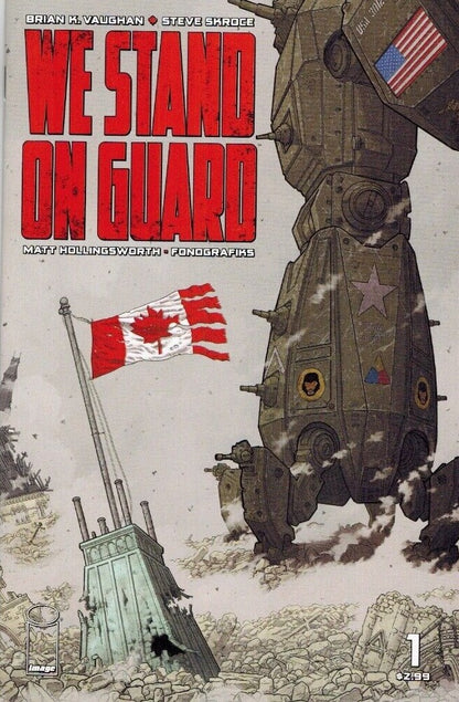 WE STAND ON GUARD # 1 NM / VF IMAGE COMICS  COMIC BOOK 2015