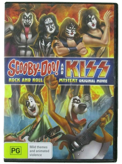 2015  SCOOBY-DOO AND KISS ROCK AND ROLL MYSTERY DVD  MOVIE   NEW UNOPENED