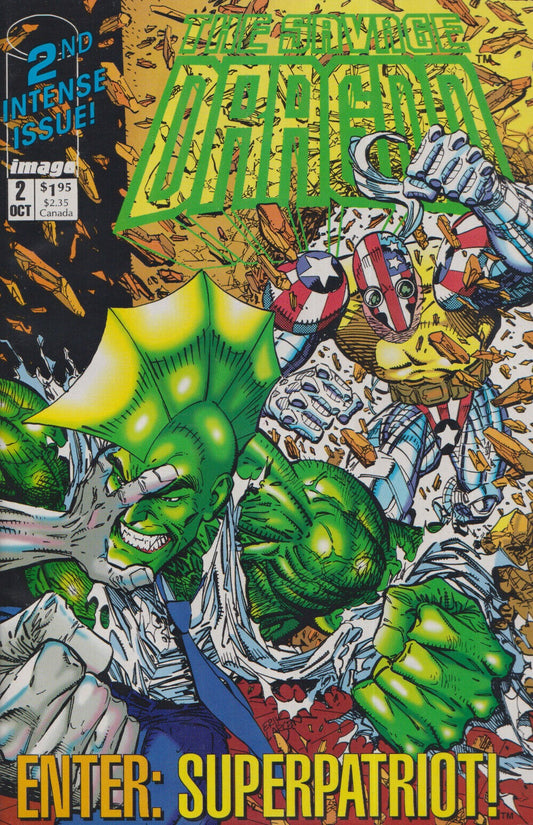 THE SAVAGE DRAGON # 2  IMAGE  COMICS 2nd INTENSE ISSUE  1992