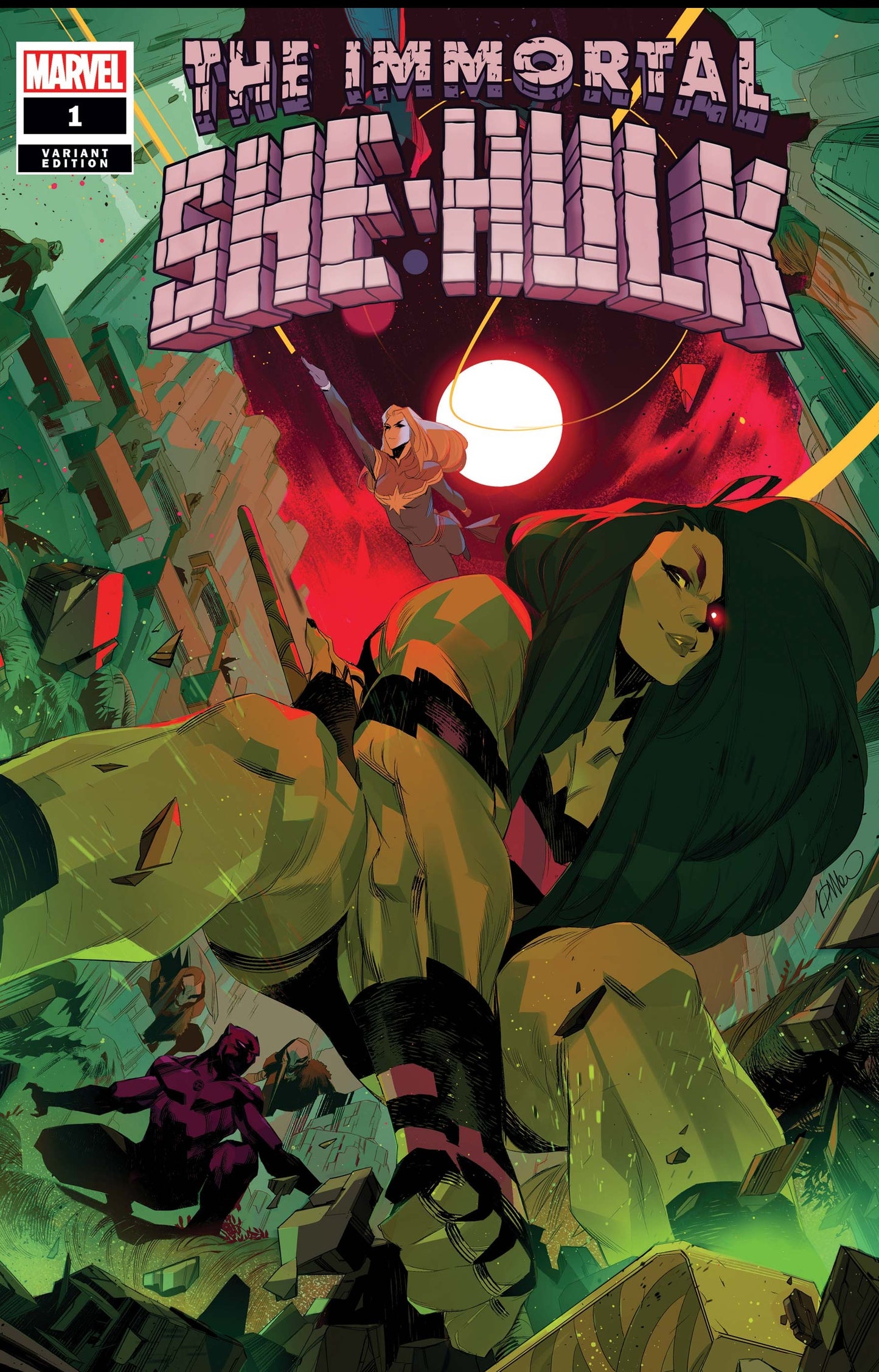 THE IMMORTAL SHE-HULK # 1  VARIANT EDITION NM MARVEL COMIC BOOK 2020