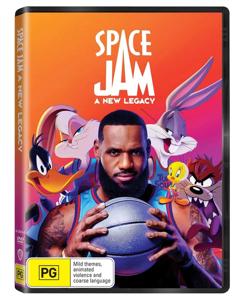 2021 SPACE JAM  A NEW LEGACY DVD  MOVIE LEBRON JAMES  NEW UNOPENED