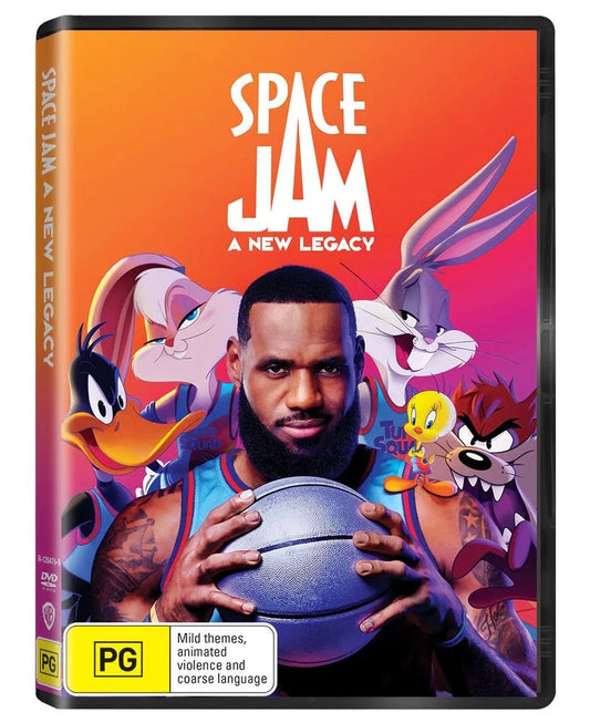 2021 SPACE JAM  A NEW LEGACY DVD  MOVIE LEBRON JAMES  NEW UNOPENED