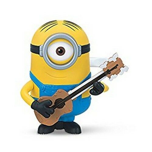 MINION STUART ACTION FIGURE DESPICABLE ME GUITAR  THINKWAY TOYS ILLUMINATION ENTERTAINMENT