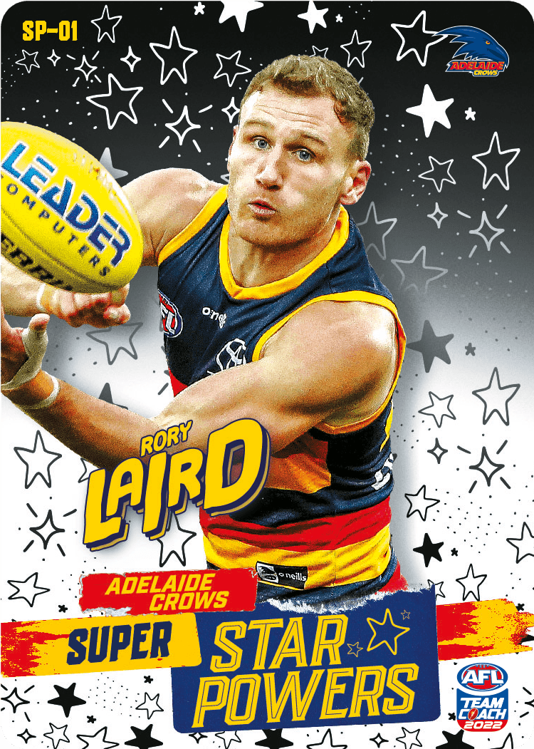 2022 AFL Teamcoach Star Powers Rory Laird SP-01 CODE UNUSED