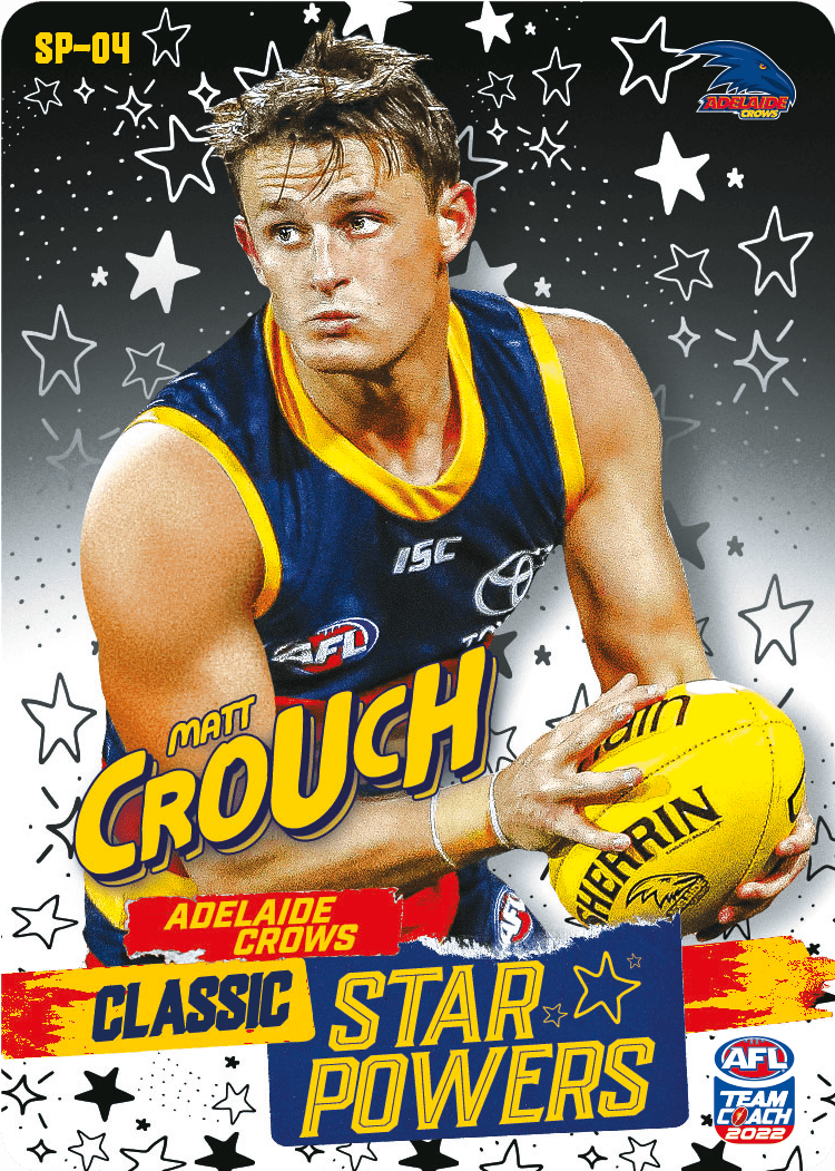 2022 AFL Teamcoach Star Powers Matt Crouch SP-04 CODE UNUSED