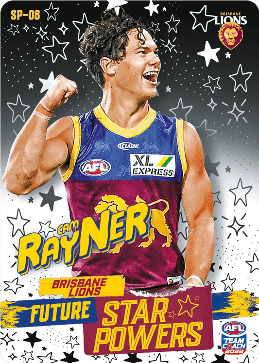 2022 AFL Teamcoach Star Powers Cam Rayner SP-08 CODE UNUSED