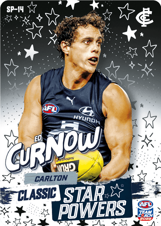2022 AFL Teamcoach Star powers Ed Curnow SP-14 CODE UNUSED