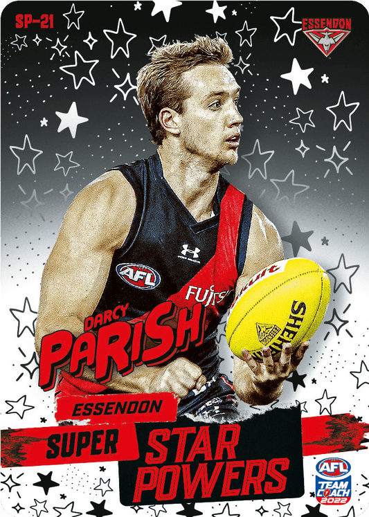 2022 AFL Teamcoach Star Powers Darcy Parish SP-21 CODE UNUSED