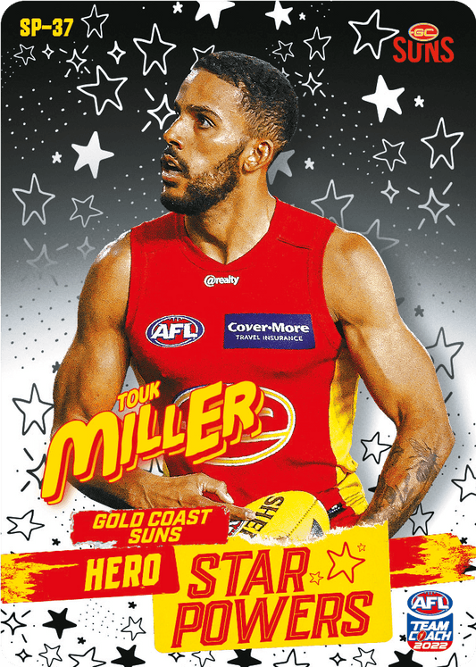 2022 AFL Teamcoach Super Star powers Touk Miller SP-37 CODE UNUSED