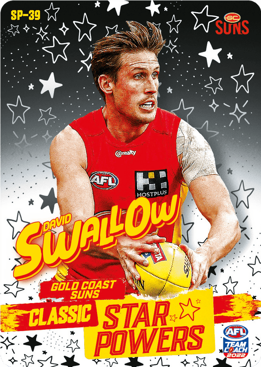 2022 AFL Teamcoach Star Powers David Swallow SP-39 CODE UNUSED