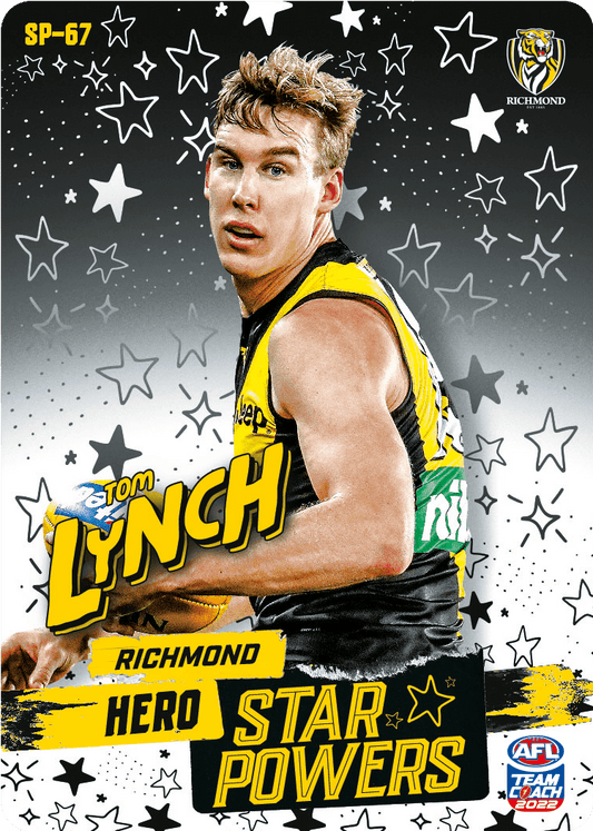2022 AFL Teamcoach Star powers Tom Lynch SP-67 CODE UNUSED