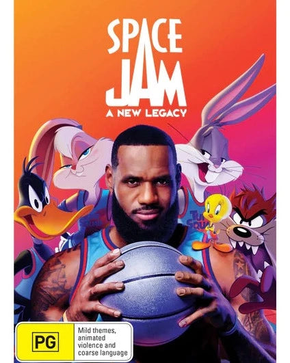 2021 SPACE JAM  A NEW LEGACY DVD  MOVIE LEBRON JAMES  NEW UNOPENED