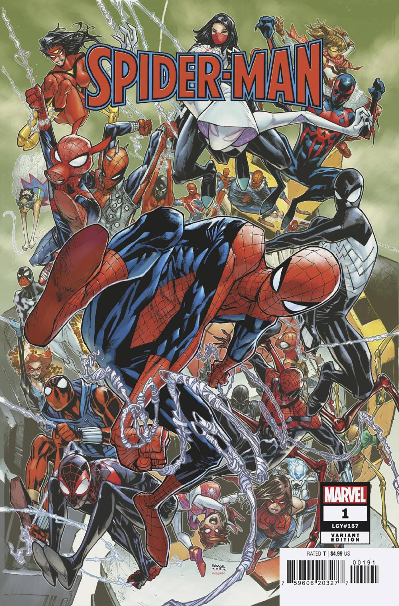 SPIDER-MAN #1  SPIDER-VERSE RAMOS/BAGLEY SLOTT 1ST PRINT  VARIANT (NM) 2022