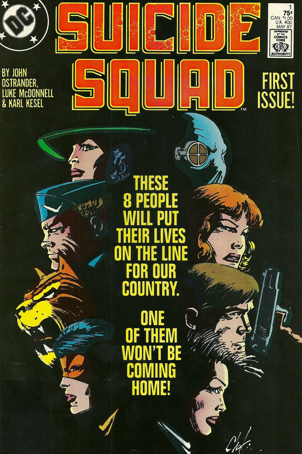 SUICIDE SQUAD # 1 FIRST ISSUE  DC  COMIC BOOK 1987