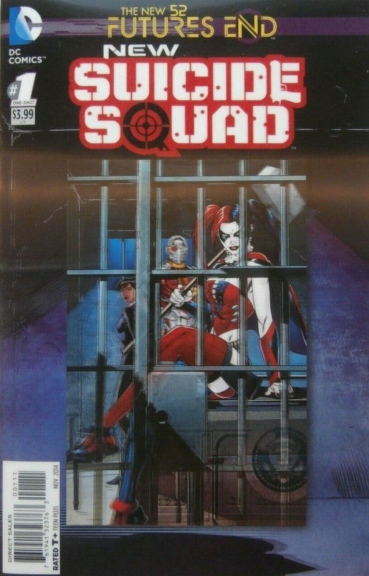 NEW SUICIDE SQUAD #1 FUTURES END VARIANT 3D LENTICULAR DC COMICS  2014