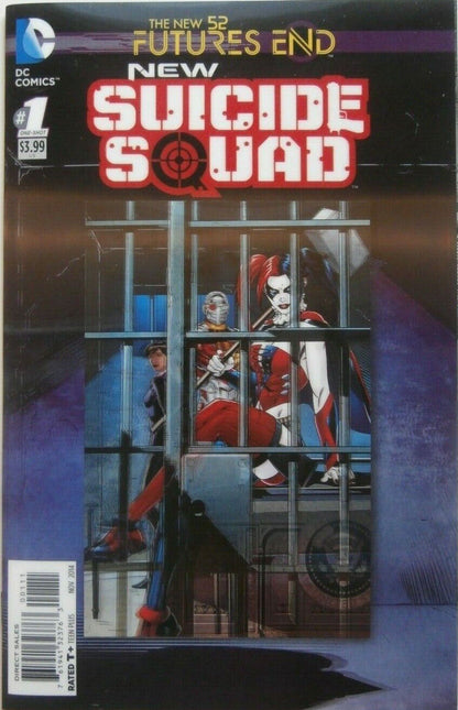NEW SUICIDE SQUAD #1 FUTURES END VARIANT 3D LENTICULAR DC COMICS  2014