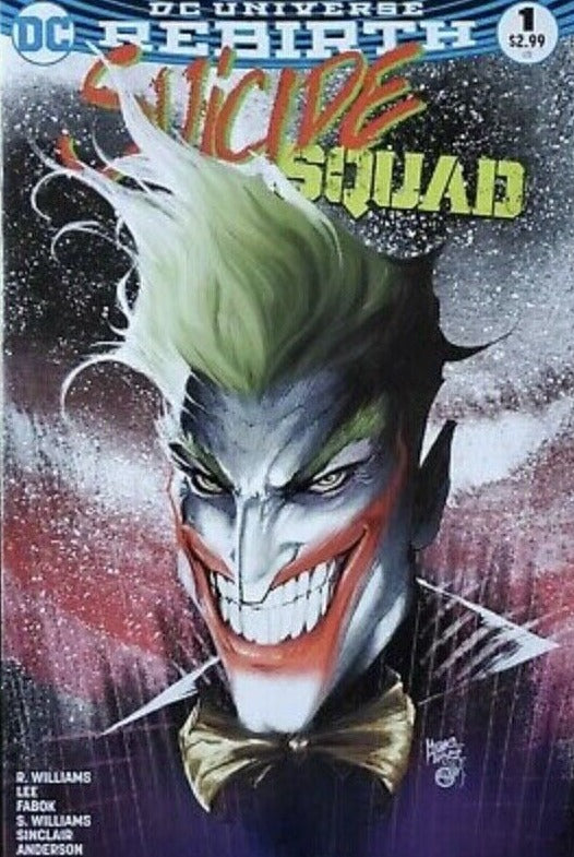 SUICIDE SQUAD REBIRTH # 1 COLOUR JOKER VARIANT  DC UNIVERSE   DC COMICS 2016