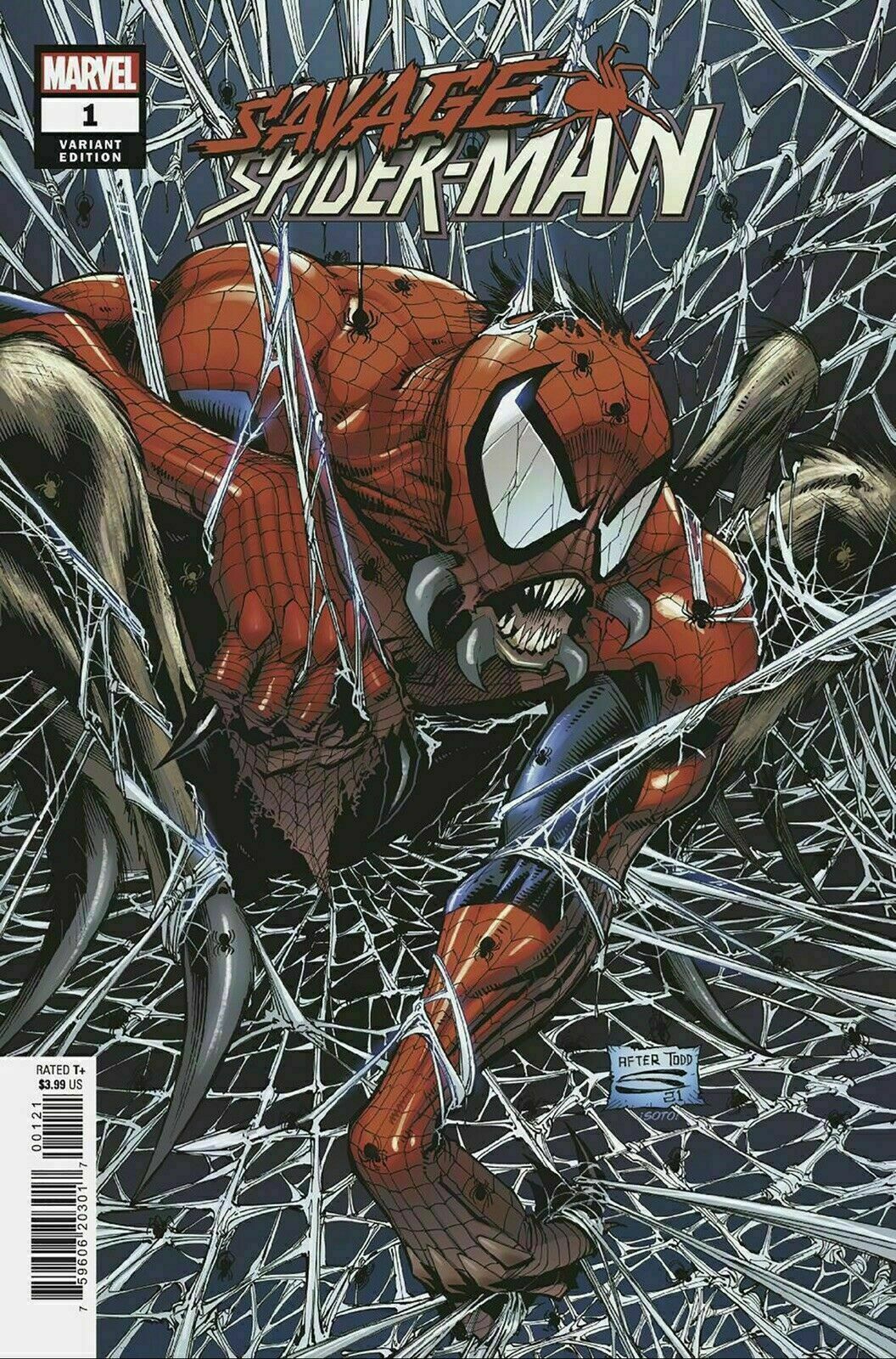 SAVAGE SPIDER-MAN # 1   McFARLANE  HOMEAGE VARIANT COVER MARVEL COMICS NM 2022