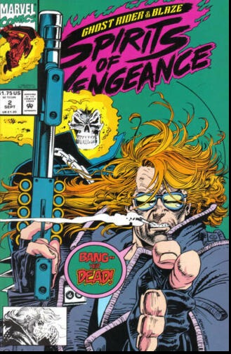 GHOST RIDER & BLAZE SPIRITS OF VENGEANCE # 2  NM MARVEL   COMIC BOOK 1992