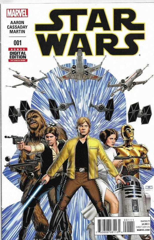 STAR WARS  # 001 NM MARVEL COMIC BOOK  2015