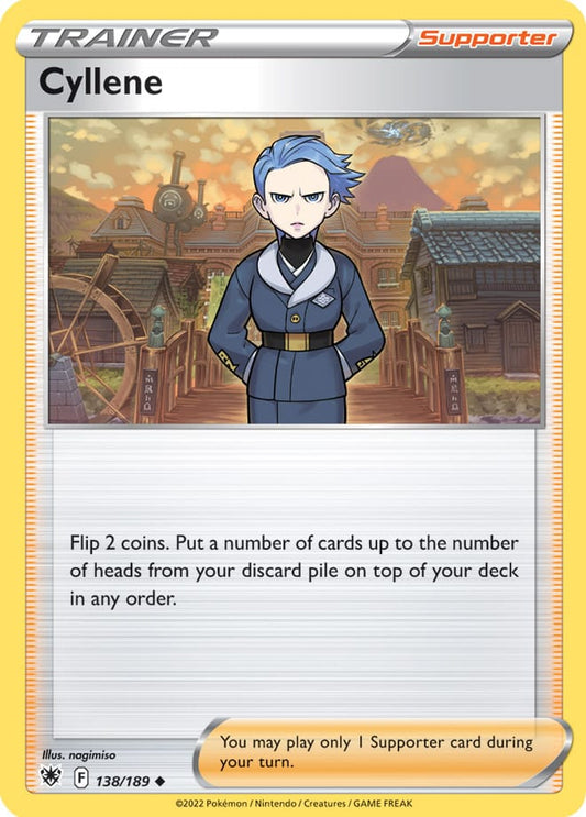 Cyllene Trainer Base Card #138/189 2022 Sword & Shield Astral Radiance Pokemon Card