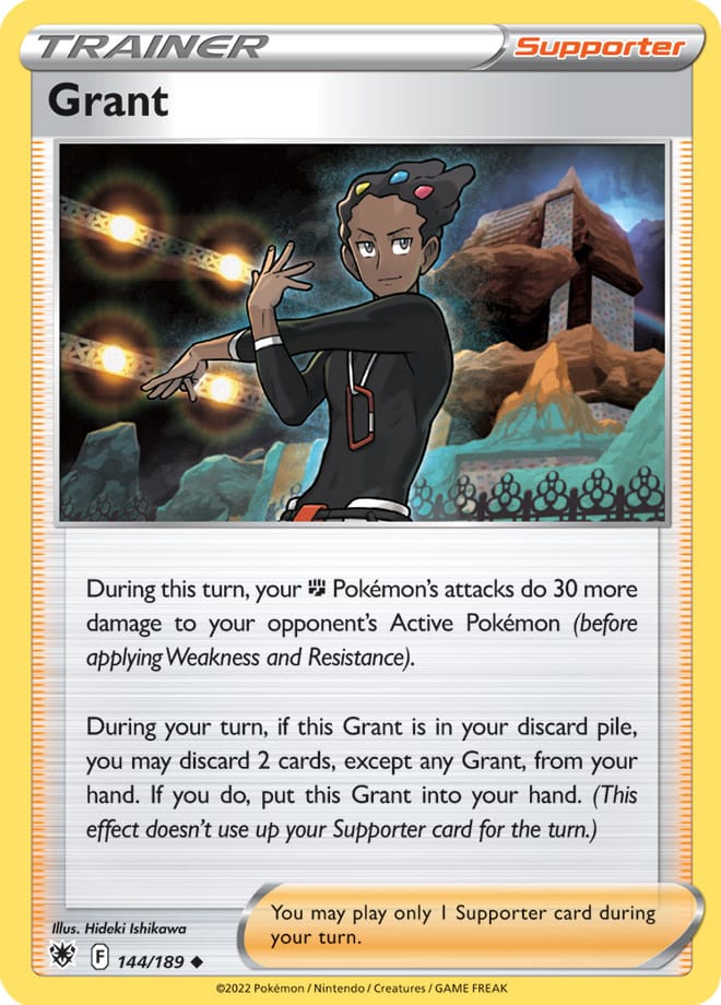 Grant Trainer Base Card #144/189 2022 Sword & Shield Astral Radiance Pokemon Card