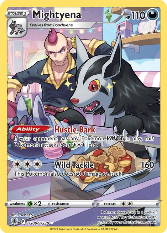 Mightyena Trainer Gallery #TG09/TG30 2022 Sword & Shield Astral Radiance Pokemon Card