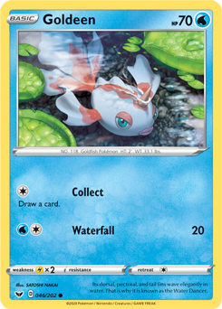 Goldeen #046/202 Base Card Pokémon Card Sword & Shield