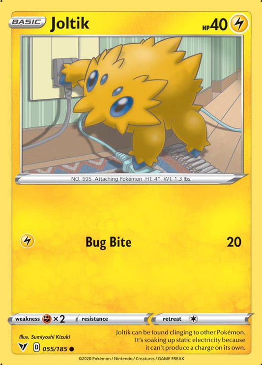 Joltik Base card #055/185 Pokémon Card Vivid Voltage