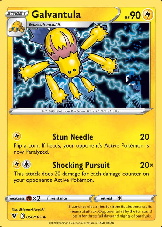 Galvantula Base card #056/185 Pokémon Card Vivid Voltage