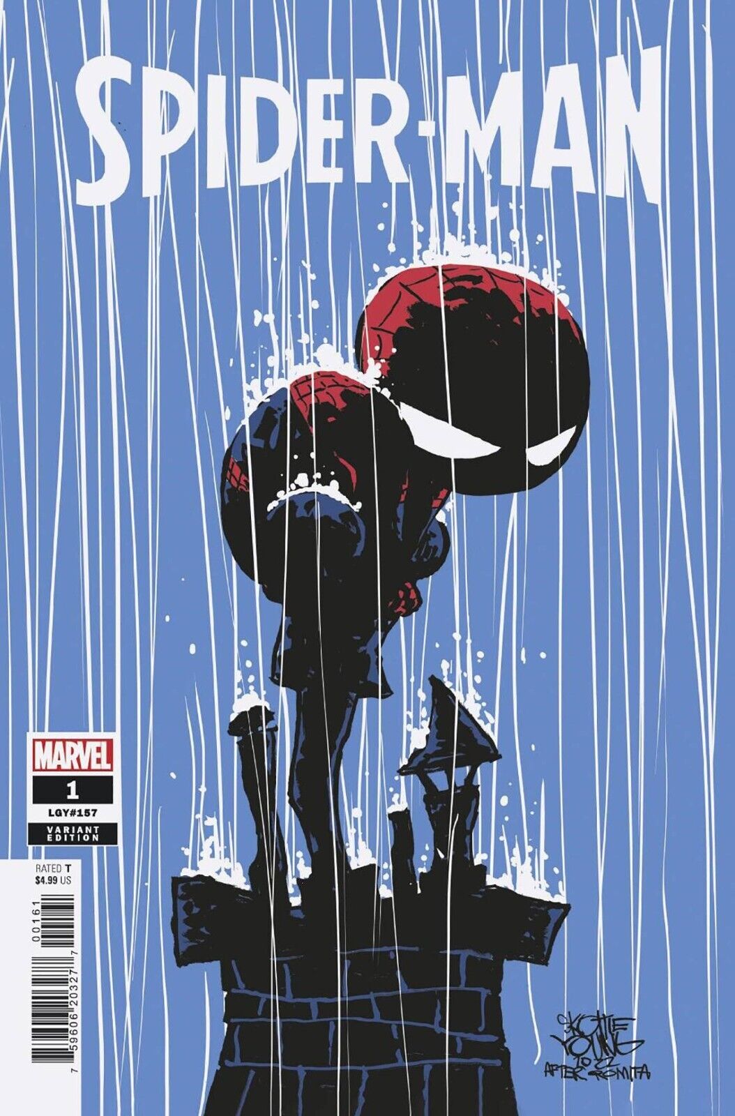 SPIDER-MAN # 1  SKOTTIE YOUNG VARIANT NEW DAN SLOTT- 2022