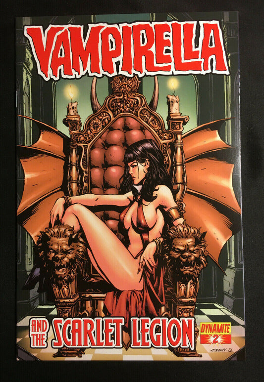 VAMPIRELLA AND THE SCARLET LEGION # 2 VARIANT DESJARDIN DYNAMITE COMICS 2011