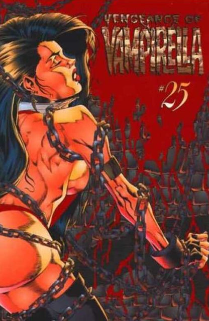 VENGEANCE OF VAMPIRELLA  # 25 VARIANT RED FOIL HARRIS COMIC BOOK 1996