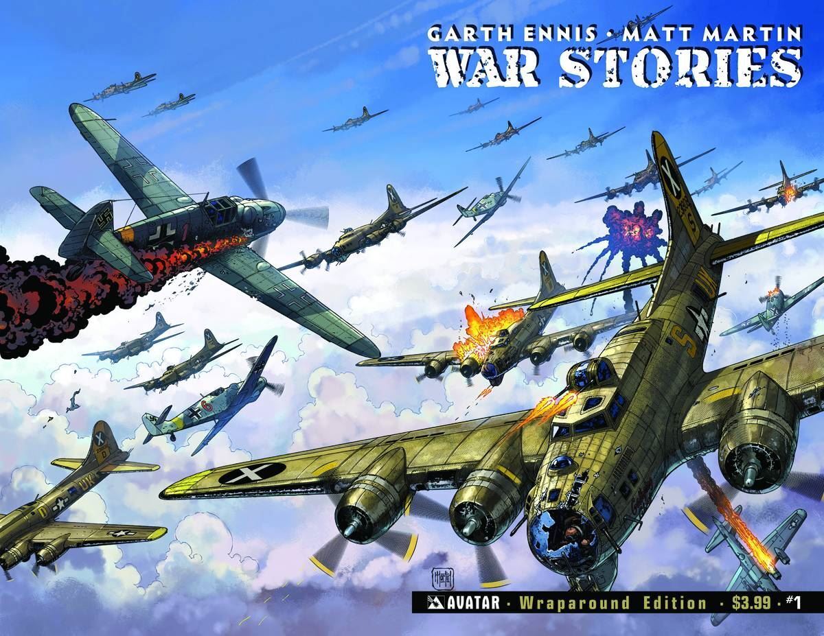 WAR STORIES # 1  VARIANT WRAPAROUND COVER AVATAR COMIC BOOK  WAR 2014