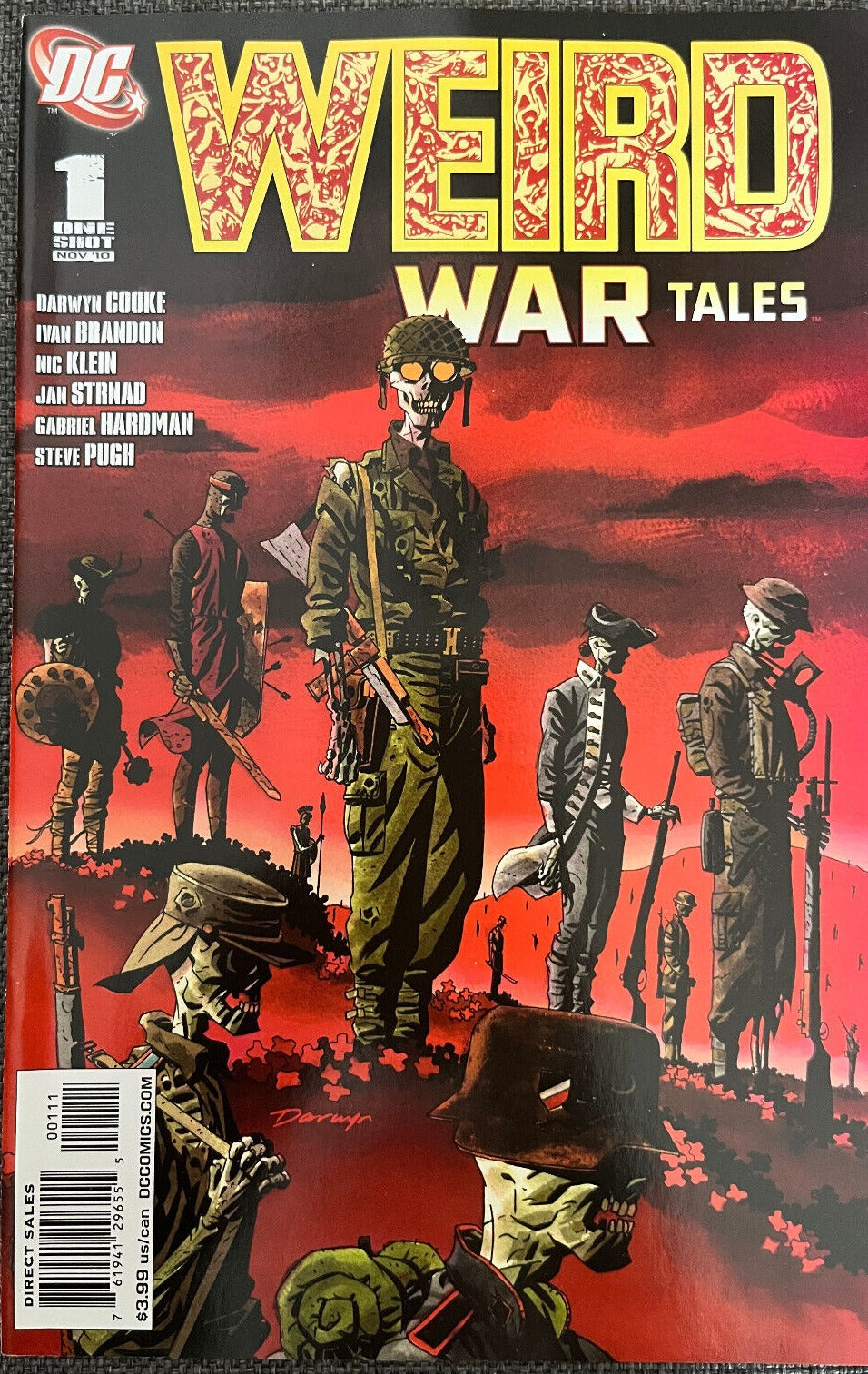 WEIRD WAR TALES # 1  DC WAR COMIC BOOK  HORROR  2010