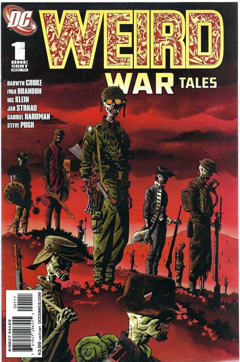 WEIRD WAR TALES # 1  DC WAR COMIC BOOK  HORROR  2010