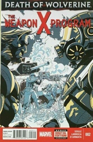 DEATH OF WOLVERINE  THE WEAPON X PROGRAM # 002 MARVEL COMICS  NM 2014