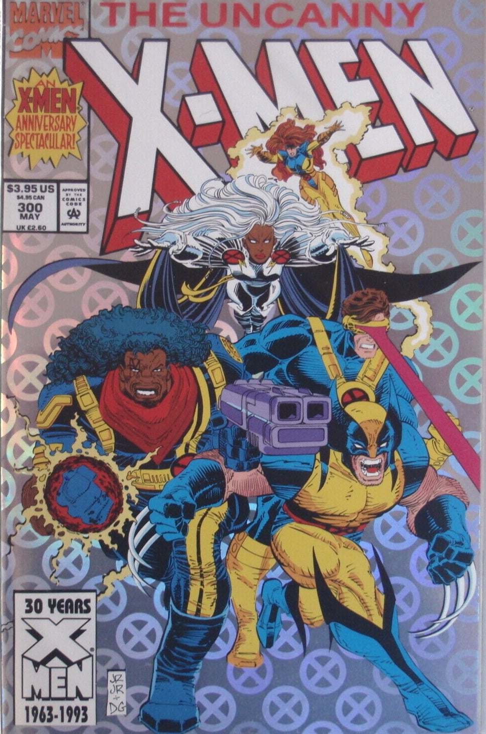 THE UNCANNY X-MEN # 300 VARIANT FOIL COVER MARVEL COMICS  NM 1993