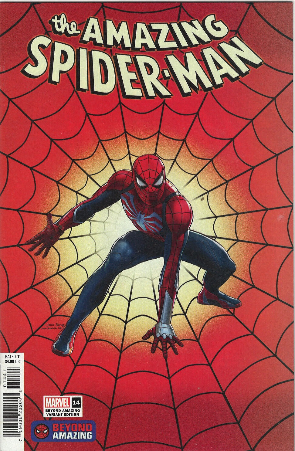 THE AMAZING  SPIDER-MAN  # 14 BEYOND AMAZING VARIANT EDITION 1ST APP HALLOWS' EVE  MARVEL COMIC BOOK 2022