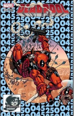 DEADPOOL # 045 / 250 PHANTOM VARIANT EDITION   HOMAGE  SPIDER-MAN 300 COVER MARVEL COMIC BOOK 2015